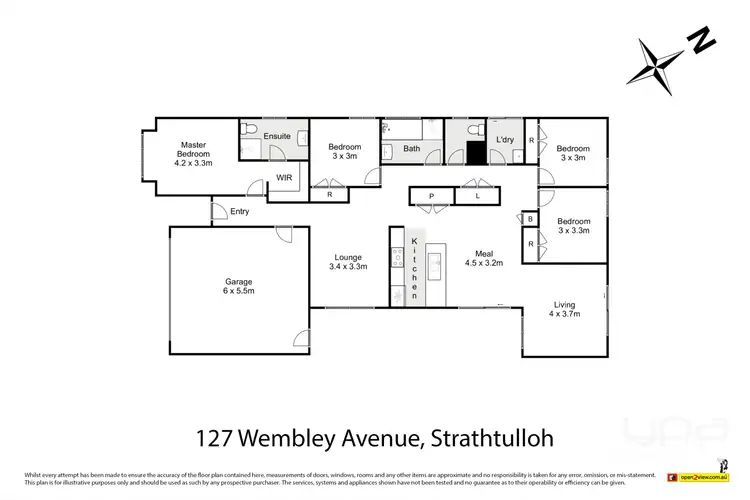 Floorplan of Homely house listing, 127 Wembley Avenue, Strathtulloh VIC 3338