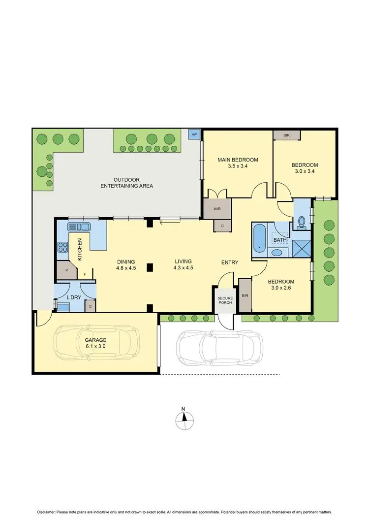 Floorplan of Homely villa listing, 3/44-46 Carrington Road, Niddrie VIC 3042