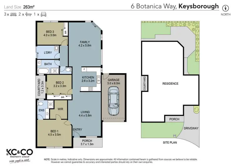 Floorplan of Homely house listing, 6 Botanica Way, Keysborough VIC 3173