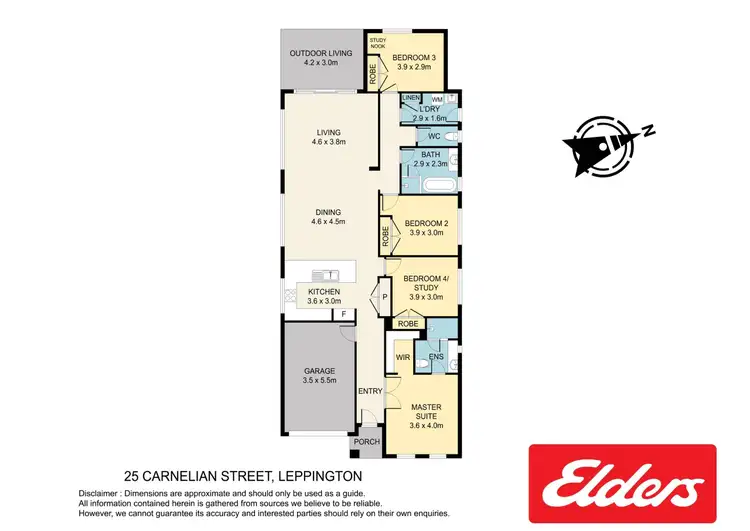 Floorplan of Homely house listing, 25 Carnelian Street, Leppington NSW 2179