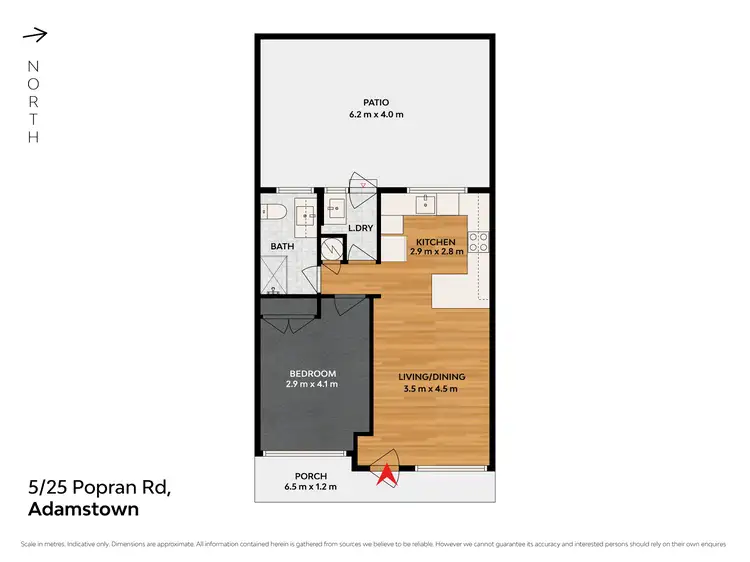 Floorplan of Homely villa listing, 5/25 Popran Road, Adamstown NSW 2289