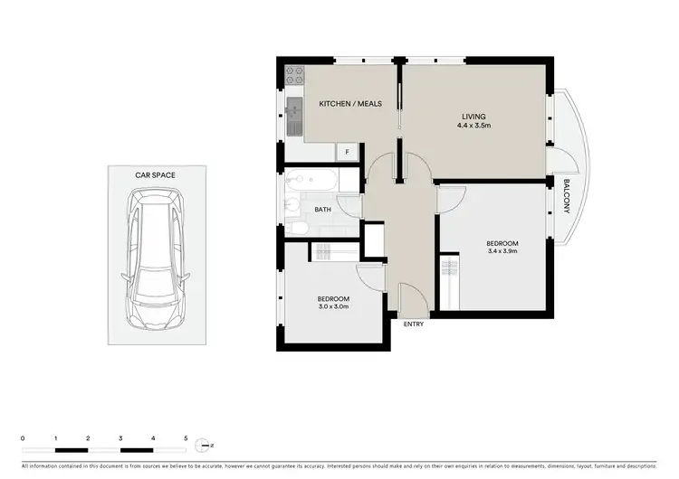 Floorplan of Homely apartment listing, 5/18 Chapel Street, St Kilda VIC 3182