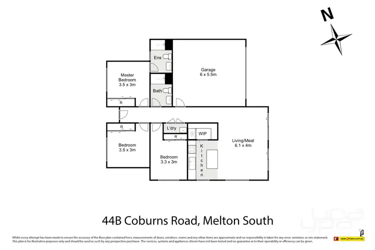 Floorplan of Homely unit listing, 44b Coburns Road, Melton South VIC 3338