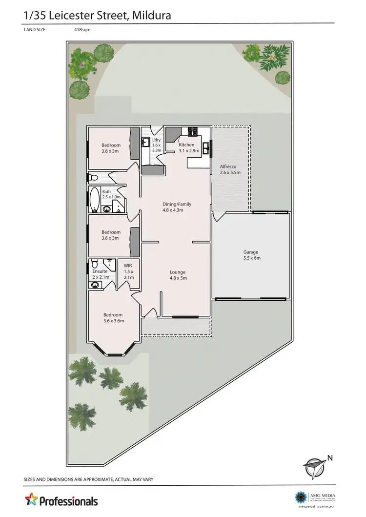 Floorplan of Homely house listing, 1/35 Leicester Street, Mildura VIC 3500