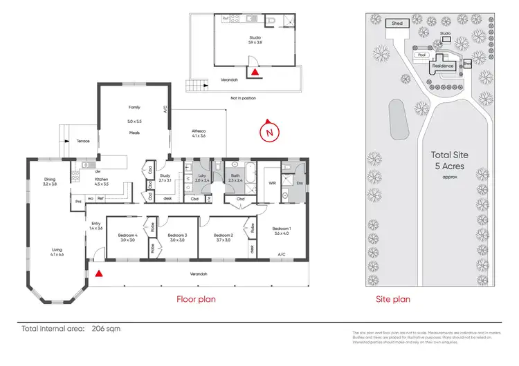 Floorplan of Homely rural property listing, 17 Valley View Road, Labertouche VIC 3816
