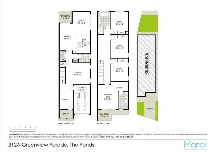 Floorplan of Homely house listing, 212A Greenview Parade, The Ponds NSW 2769