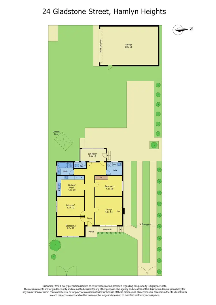 Floorplan of Homely house listing, 24 Gladstone Street, Hamlyn Heights VIC 3215
