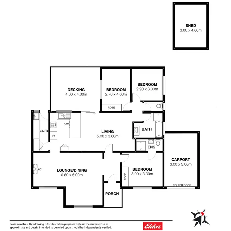 Floorplan of Homely house listing, 3 Hope Street, Encounter Bay SA 5211