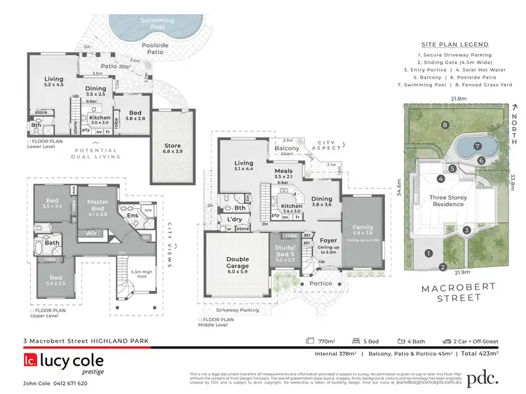 Floorplan of Homely house listing, 3 Macrobert Street, Highland Park QLD 4211