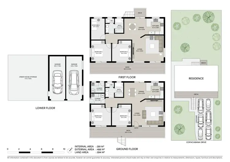 Floorplan of Homely house listing, 99A & 99B Copacabana Drive, Copacabana NSW 2251