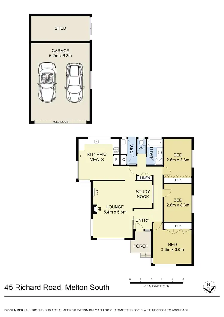 Floorplan of Homely house listing, 45 Richard Road, Melton South VIC 3338