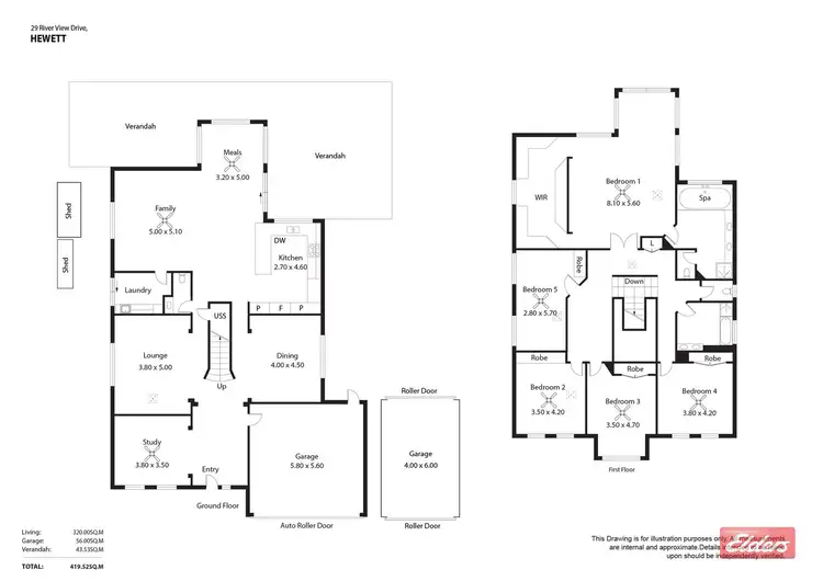 Floorplan of Homely house listing, 29 Riverview Drive, Hewett SA 5118