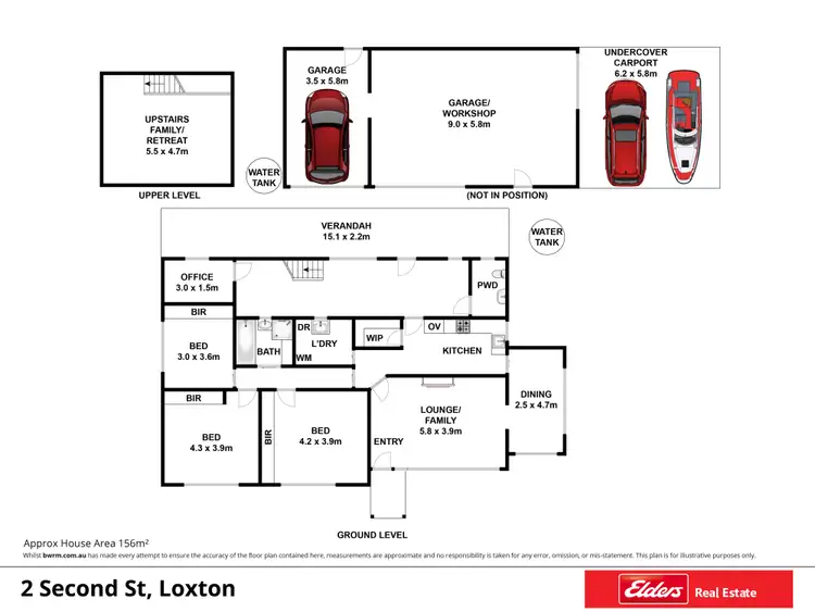 Floorplan of Homely house listing, 2 Second Street, Loxton SA 5333