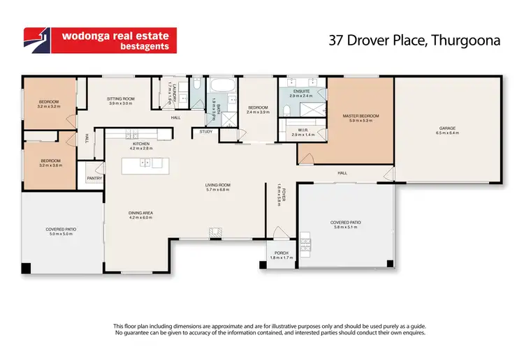 Floorplan of Homely house listing, 37 Drover Place, Thurgoona NSW 2640