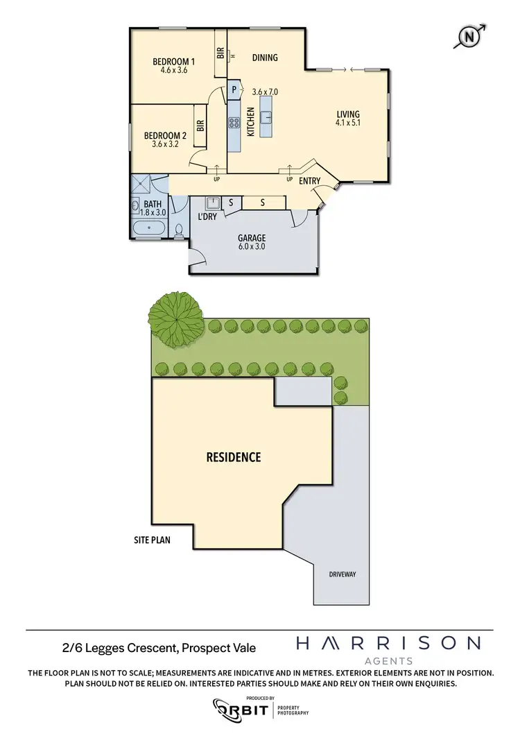 Floorplan of Homely unit listing, 2/6 Legges Crescent, Prospect TAS 7250