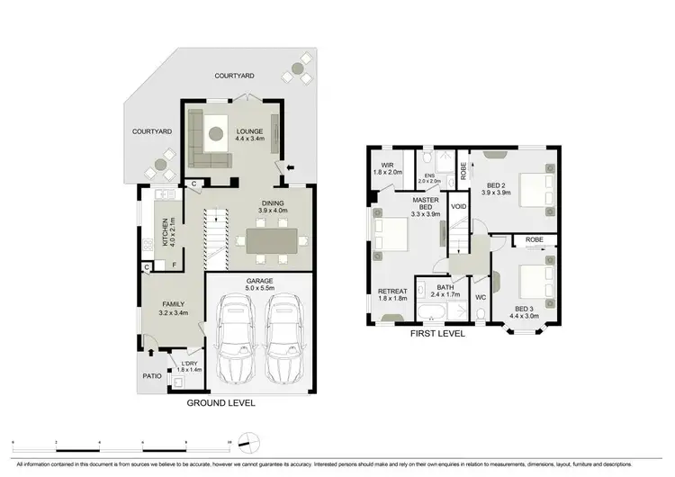 Floorplan of Homely townhouse listing, 8/40 Strathalbyn Drive, Oatlands NSW 2117