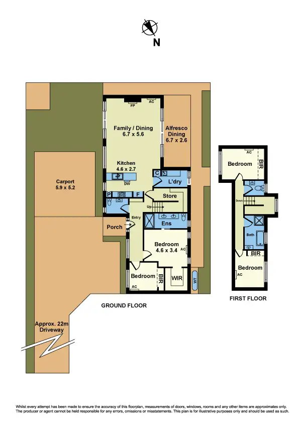 Floorplan of Homely house listing, 2/13 Drummartin Street, Albion VIC 3020