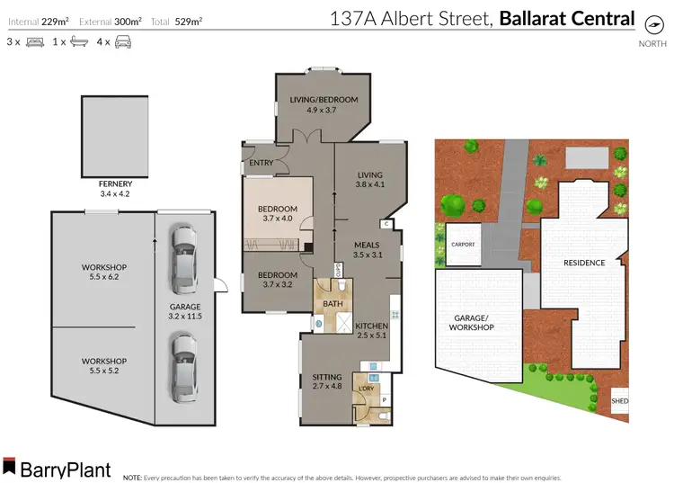 Floorplan of Homely house listing, 137A Albert Street, Ballarat Central VIC 3350