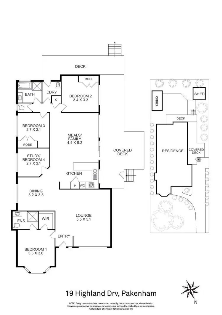 Floorplan of Homely house listing, 19 Highland Drive, Pakenham VIC 3810
