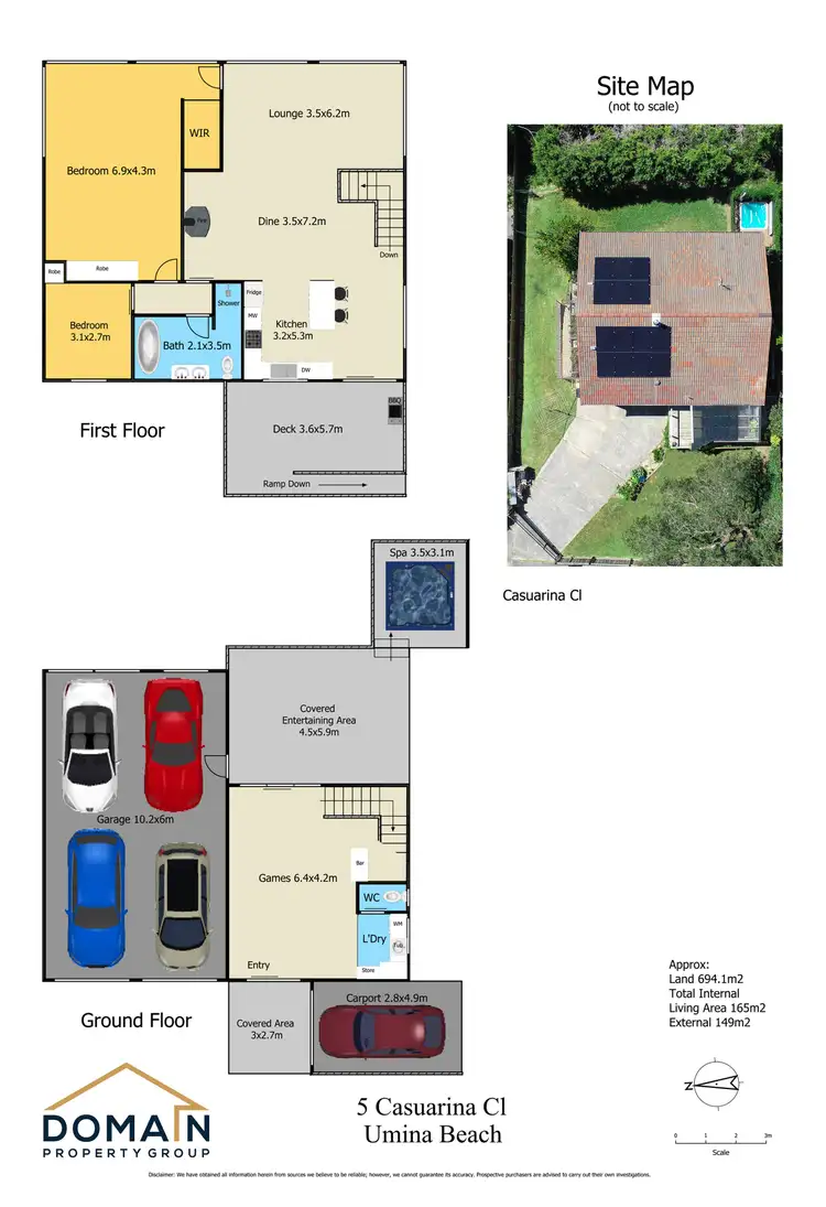 Floorplan of Homely house listing, 5 Casuarina Place, Umina Beach NSW 2257
