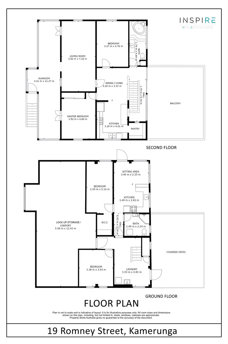 Floorplan of Homely house listing, 19 Romney Street, Kamerunga QLD 4870