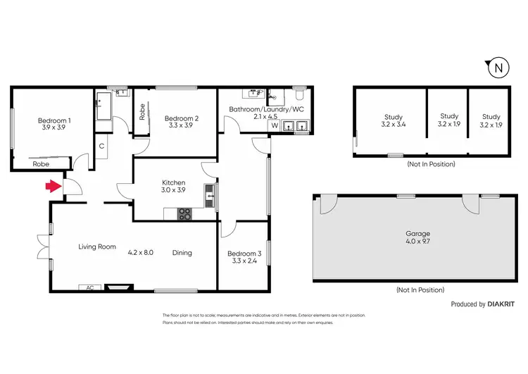 Floorplan of Homely house listing, 1 Blanche Street, Ardeer VIC 3022
