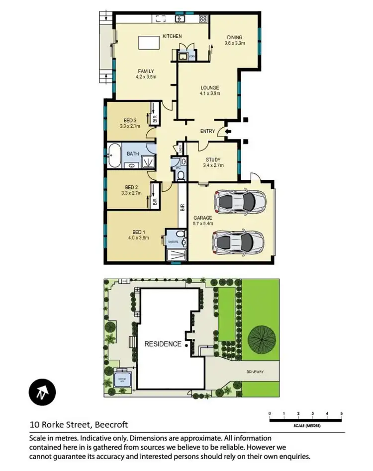 Floorplan of Homely house listing, 10 Rorke Street, Beecroft NSW 2119