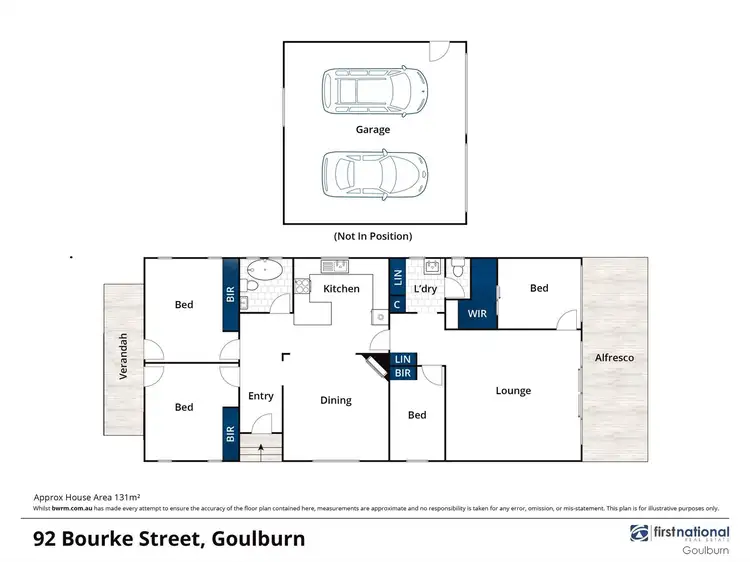 Floorplan of Homely house listing, 92 Bourke Street, Goulburn NSW 2580