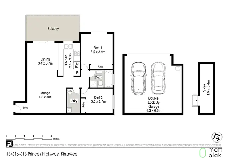 Floorplan of Homely apartment listing, 13/616-618 Princes Highway, Kirrawee NSW 2232