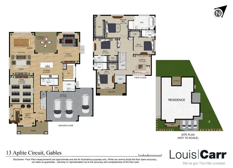 Floorplan of Homely house listing, 13 Aplite Circuit, Gables NSW 2765