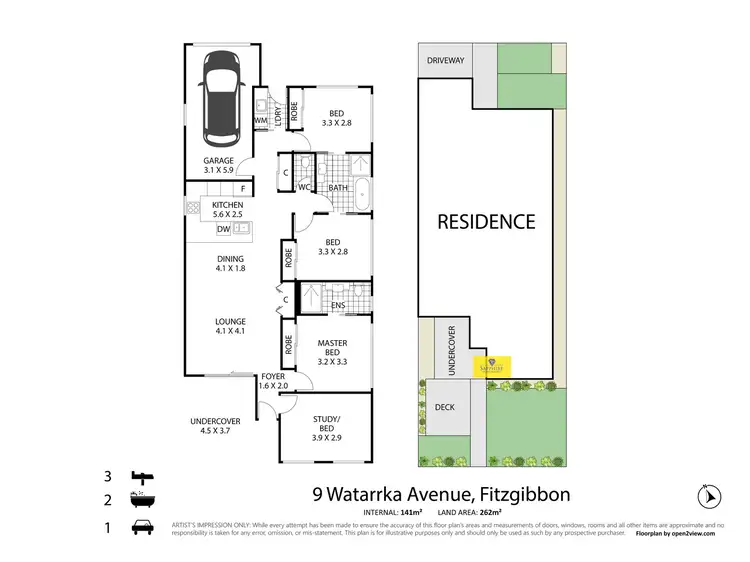Floorplan of Homely house listing, 9 Watarrka Avenue, Fitzgibbon QLD 4018