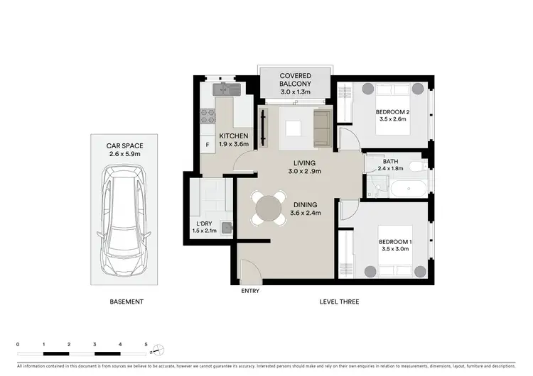 Floorplan of Homely apartment listing, 12/68 Pacific Parade, Dee Why NSW 2099