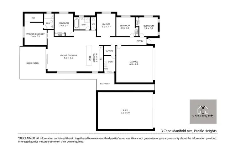 Floorplan of Homely house listing, 3 Cape Manifold Avenue, Yeppoon QLD 4703