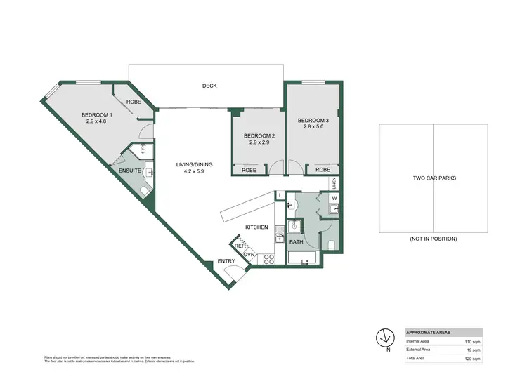 Floorplan of Homely unit listing, 13/48 Zaara Street, Newcastle East NSW 2300