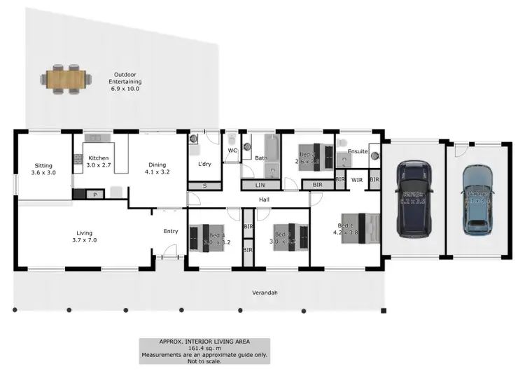 Floorplan of Homely house listing, 9 Sans Souci Drive, Wodonga VIC 3690