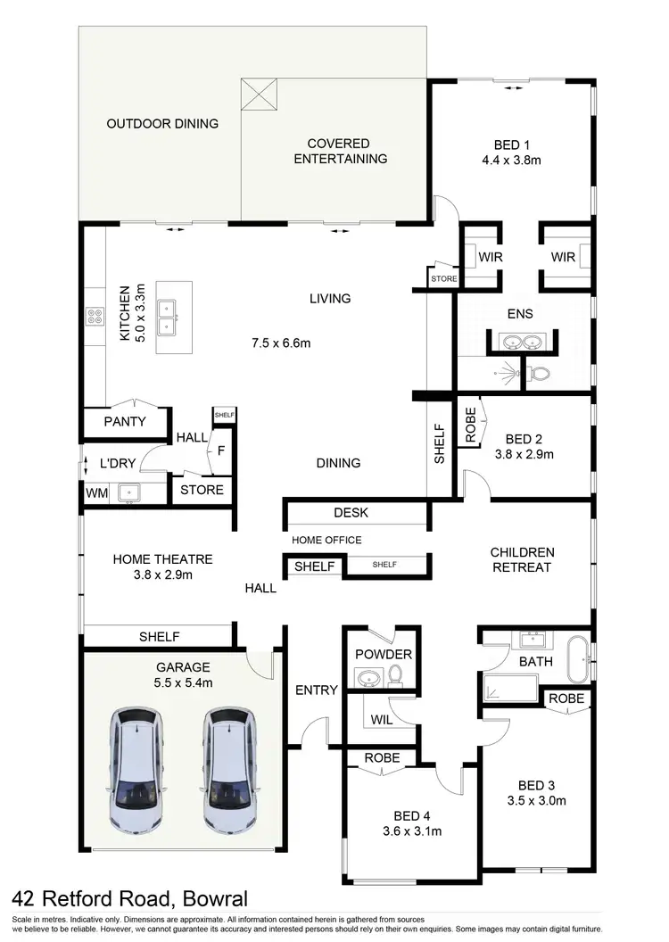 Floorplan of Homely house listing, 42 Retford Road, Bowral NSW 2576