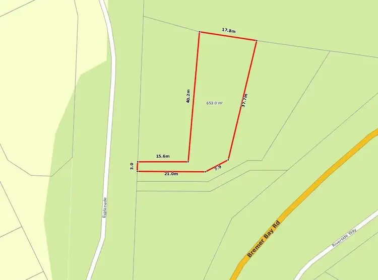 Floorplan of Homely land listing, 302 Esplanade, Bremer Bay WA 6338