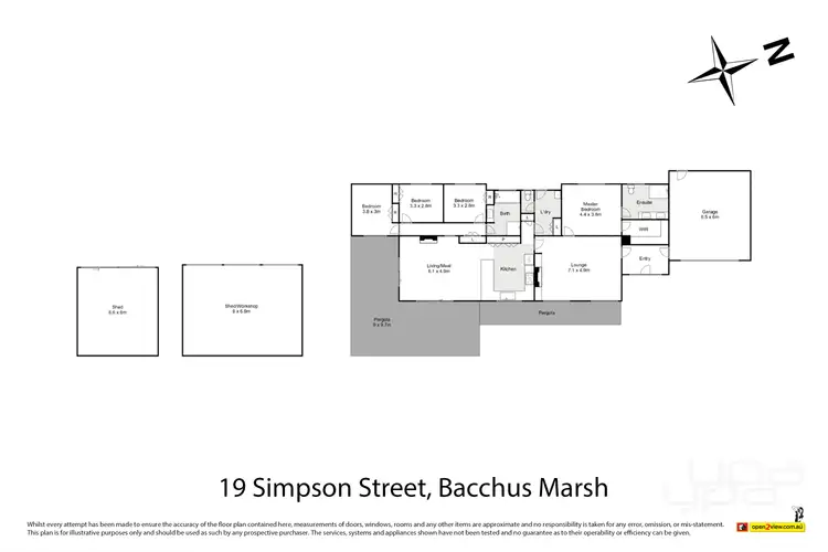 Floorplan of Homely house listing, 19 Simpson Street, Bacchus Marsh VIC 3340