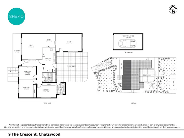 Floorplan of Homely house listing, 9 The Crescent, Chatswood NSW 2067