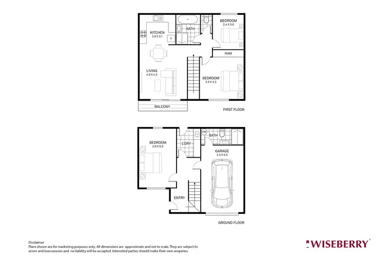 Floorplan of Homely townhouse listing, 3/10-12 Wallarah Road, Gorokan NSW 2263