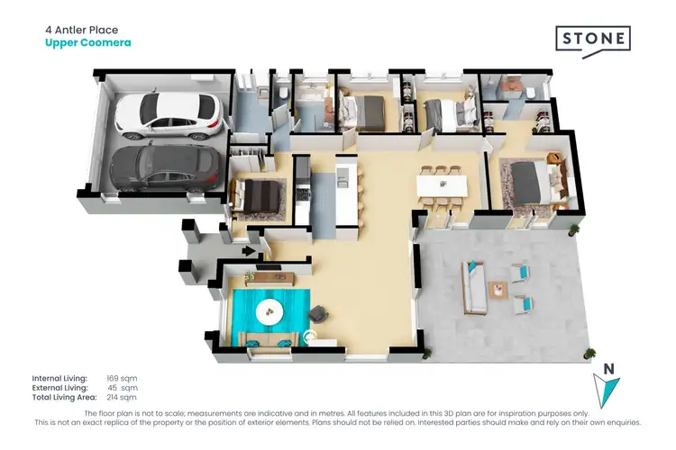 Floorplan of Homely house listing, 4 Antler Place, Upper Coomera QLD 4209