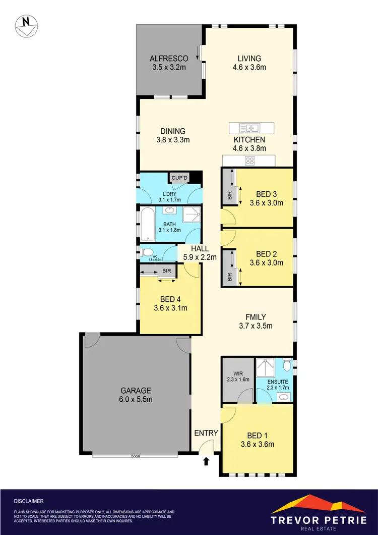 Floorplan of Homely house listing, 13 Elegante Road, Winter Valley VIC 3358