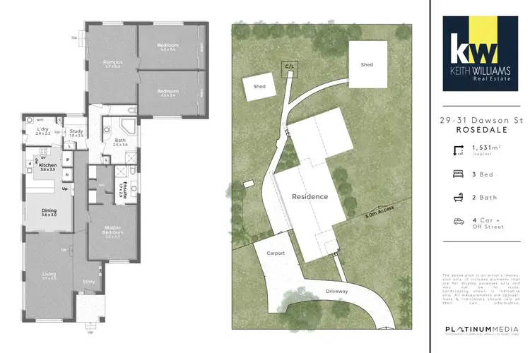 Floorplan of Homely house listing, 29-31 Dawson Street, Rosedale VIC 3847