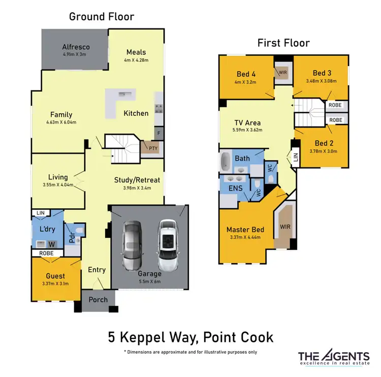 Floorplan of Homely house listing, 5 Keppel Way, Point Cook VIC 3030