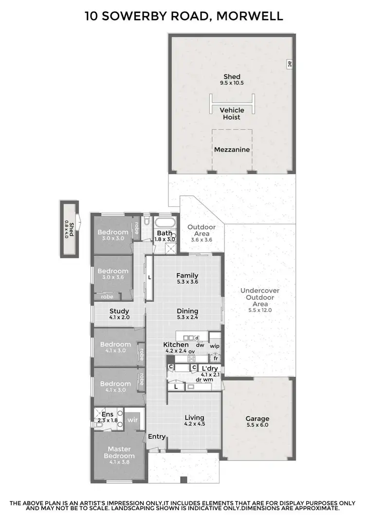 Floorplan of Homely house listing, 10 Sowerby Road, Morwell VIC 3840