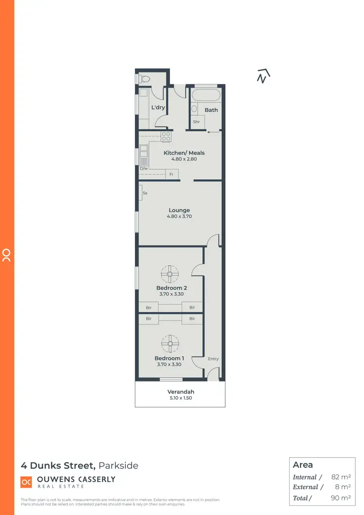 Floorplan of Homely house listing, 4 Dunks Street, Parkside SA 5063