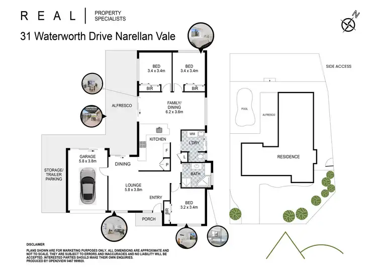 Floorplan of Homely house listing, 31 Waterworth Drive, Narellan Vale NSW 2567