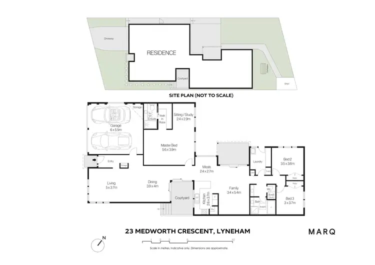 Floorplan of Homely house listing, 23 Medworth Crescent, Lyneham ACT 2602