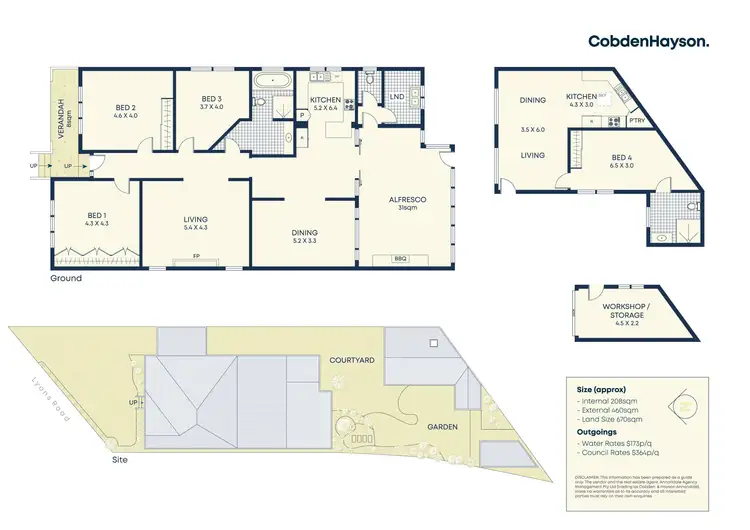 Floorplan of Homely house listing, 403 Lyons Road, Five Dock NSW 2046