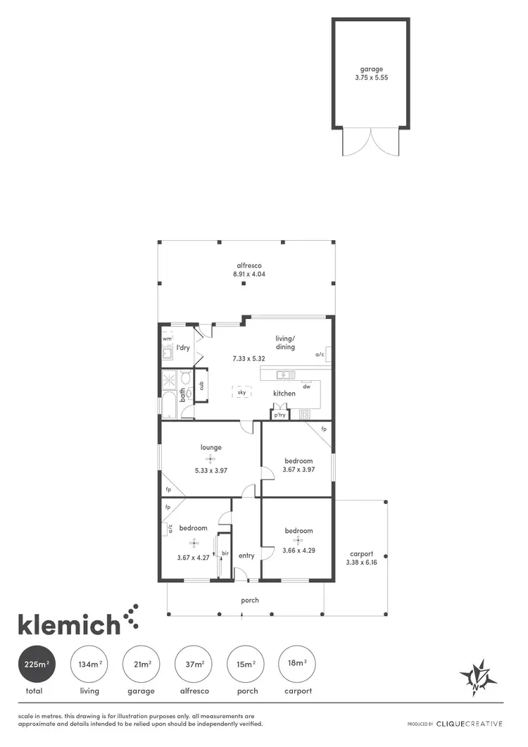 Floorplan of Homely house listing, 32 Barwell Avenue, Kurralta Park SA 5037
